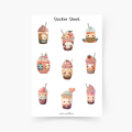 Bubble Tea Sticker Sheet