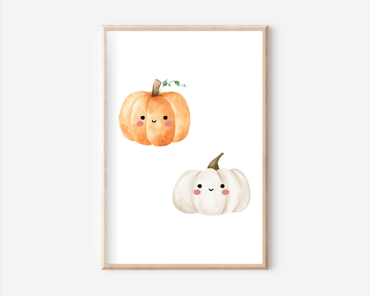 Kürbisse Poster | Kinderzimmer