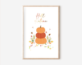 Hello Autumn Poster