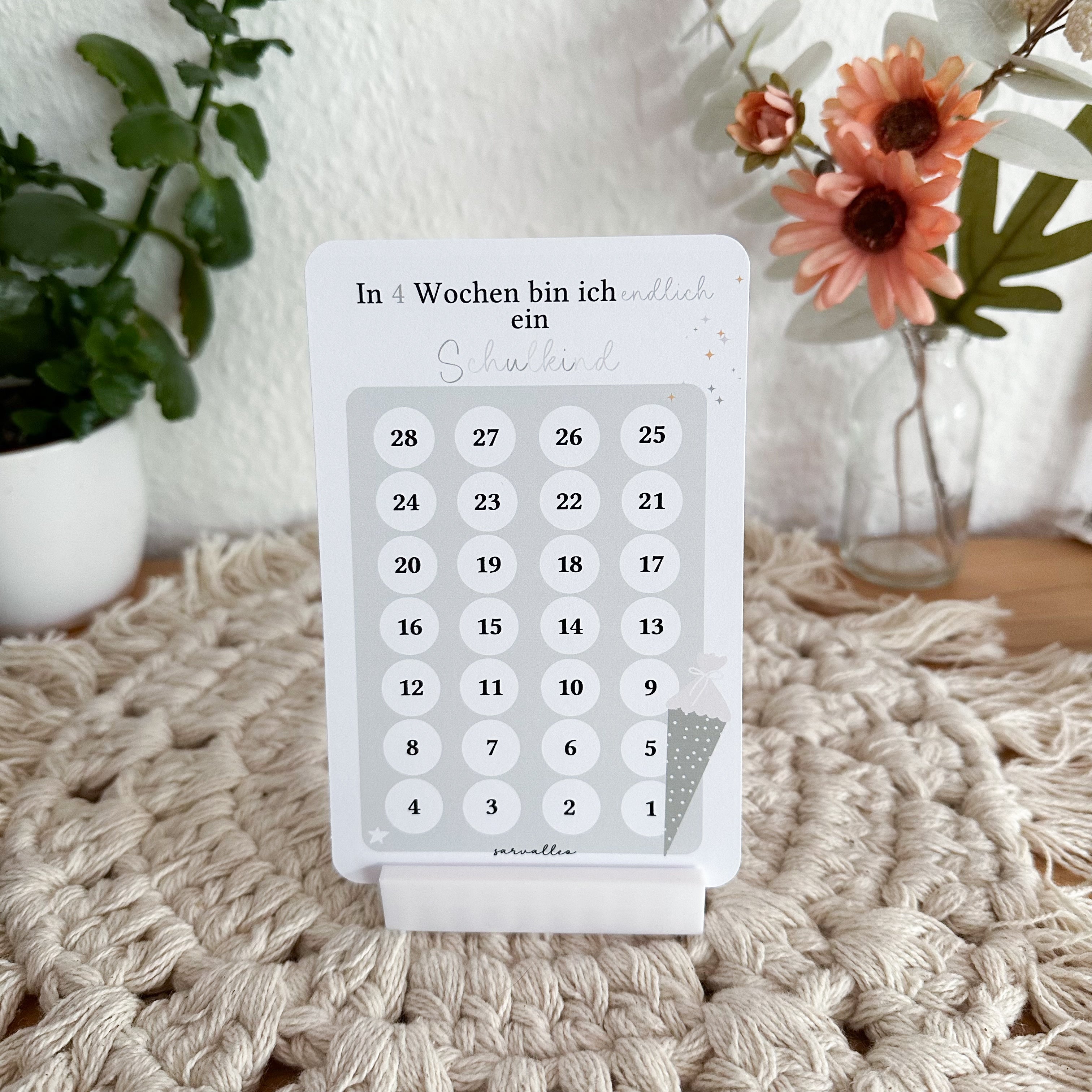 Countdown Einschulung