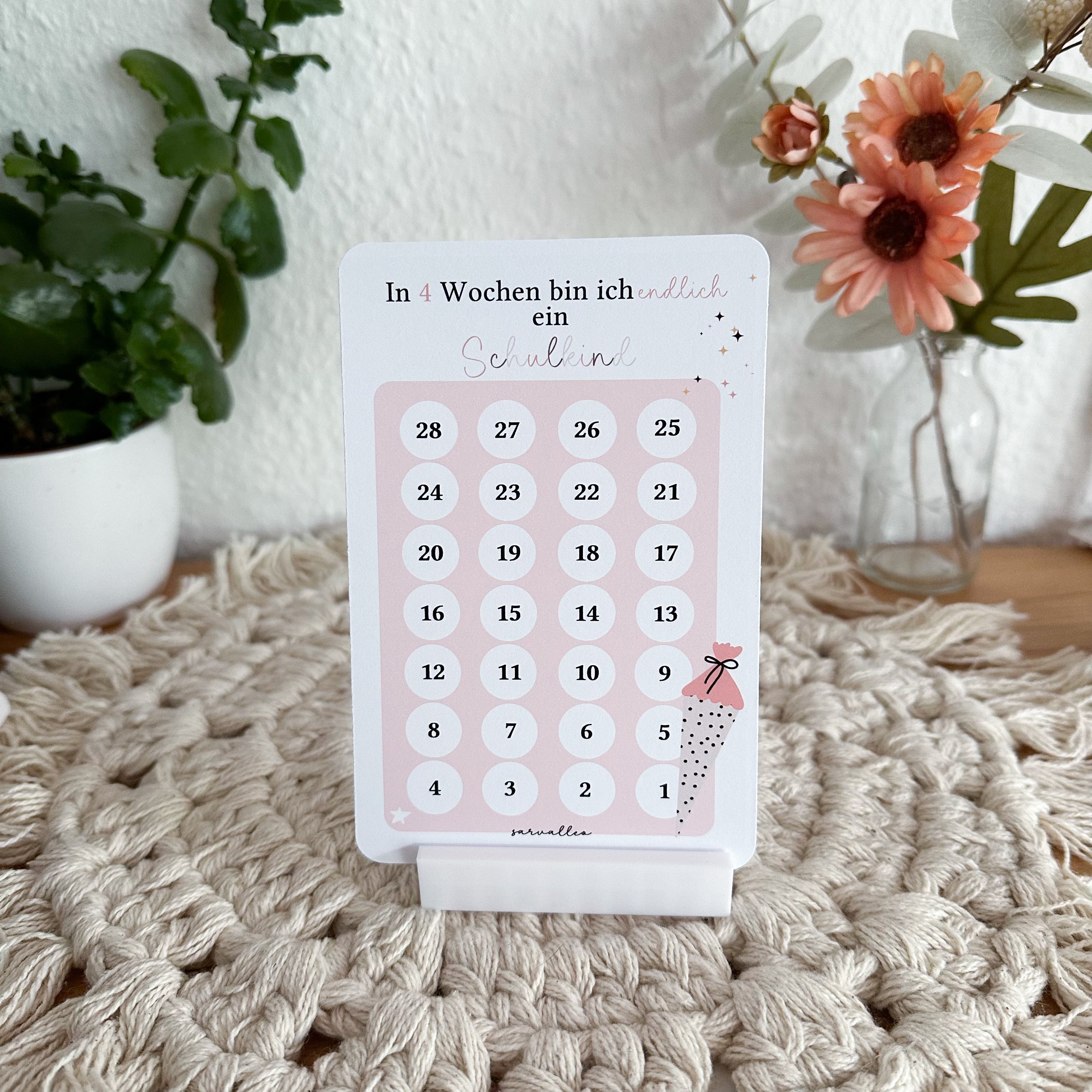 Countdown Einschulung