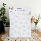 Adventskalender mit 24 Feldern zum Freirubbeln