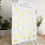 Adventskalender mit 24 Feldern zum Freirubbeln
