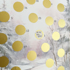 Adventskalender mit 24 Feldern zum Freirubbeln
