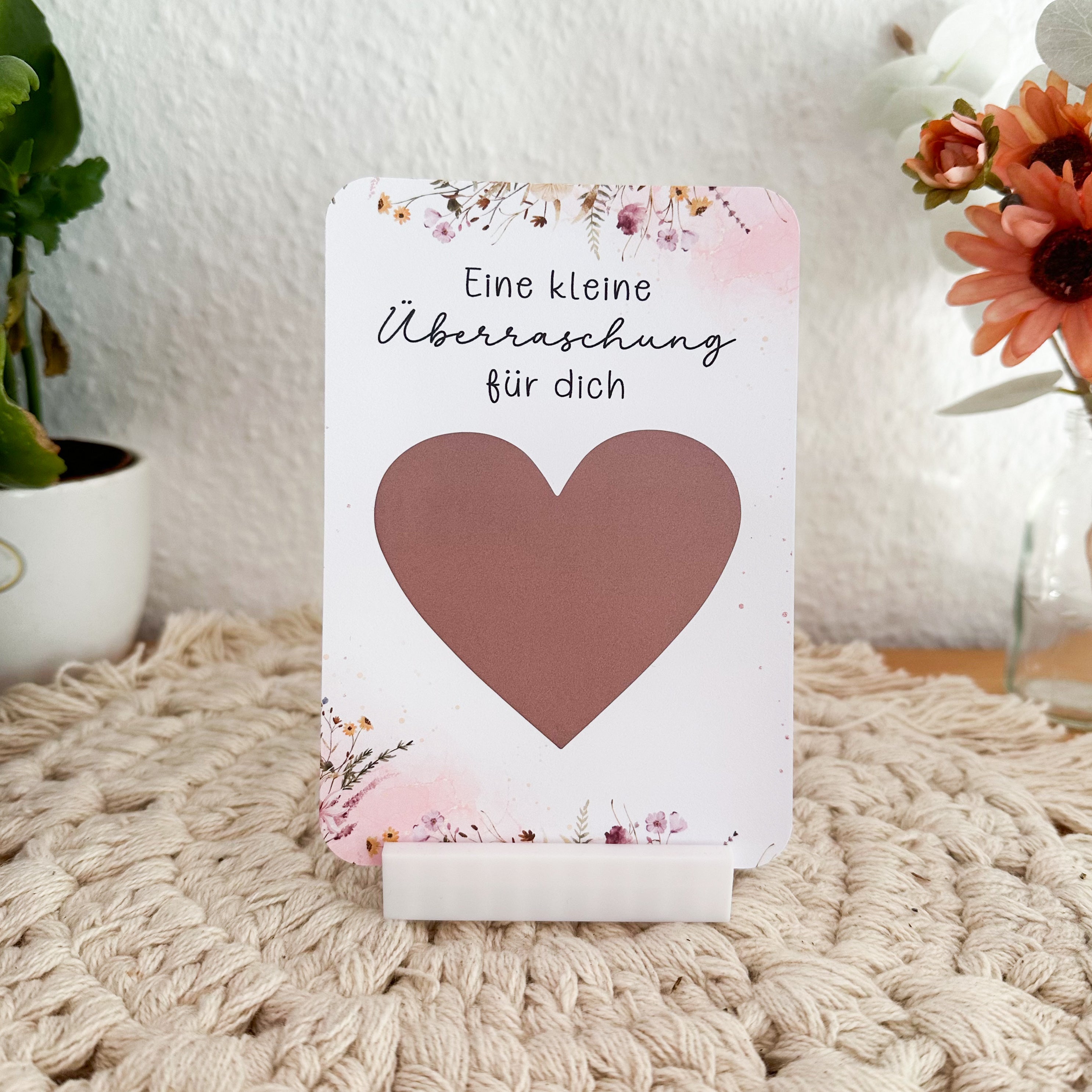 Schwangerschaft verkünden Rubbelkarte