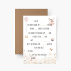 Einladungskarte Fee Kindergeburtstag 5er oder 10er Set