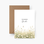 von Herzen - Danke - Karte A6