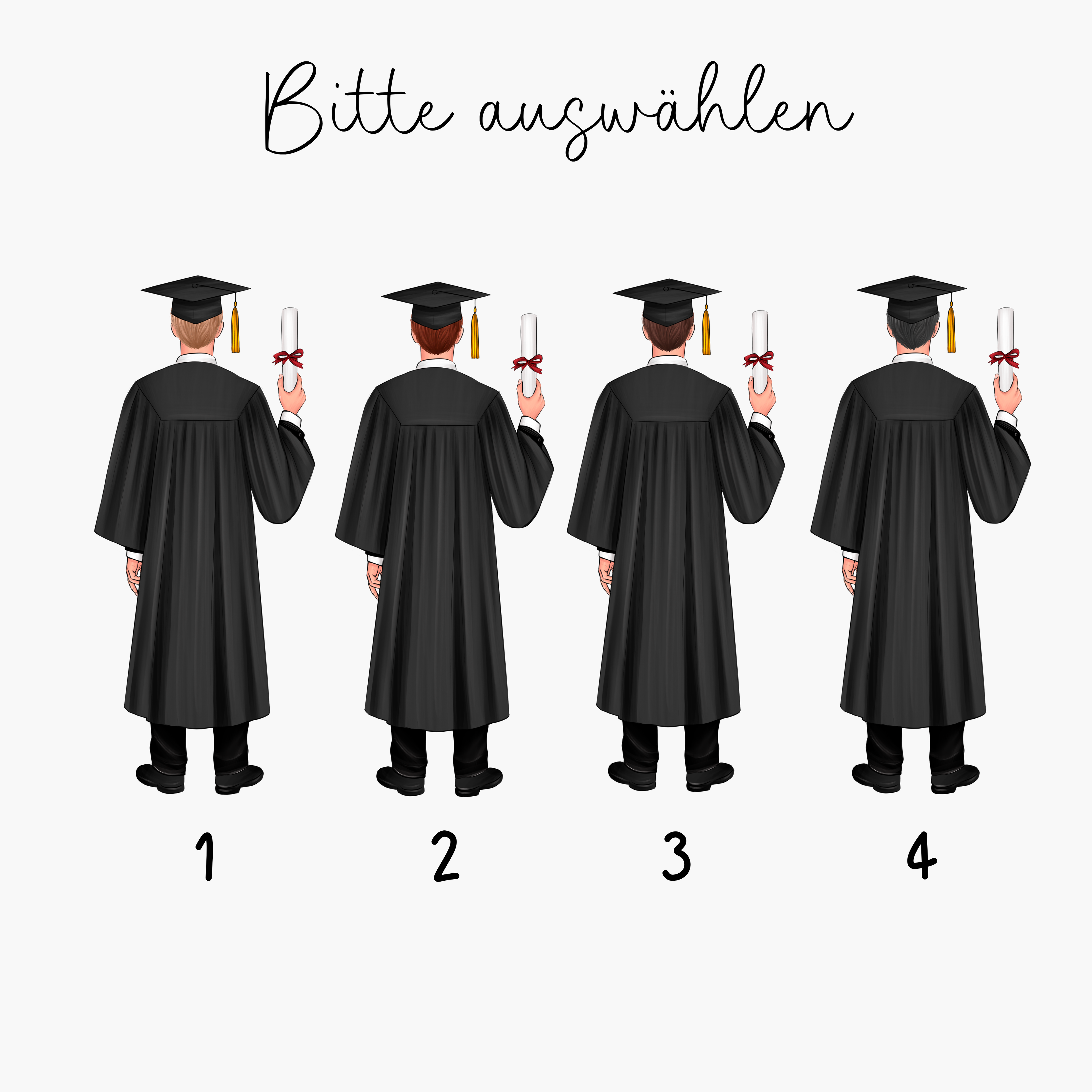 Abi Karte Junge personalisiert mit Name und Jahr Karte A6