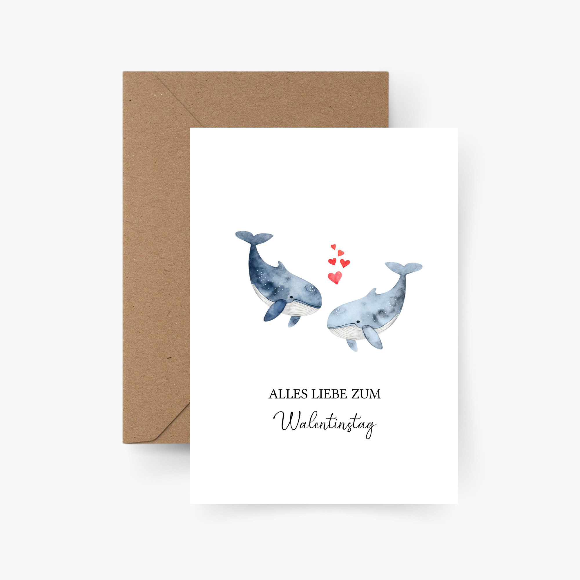 Karte " Alles Liebe zum Walentinstag" A6