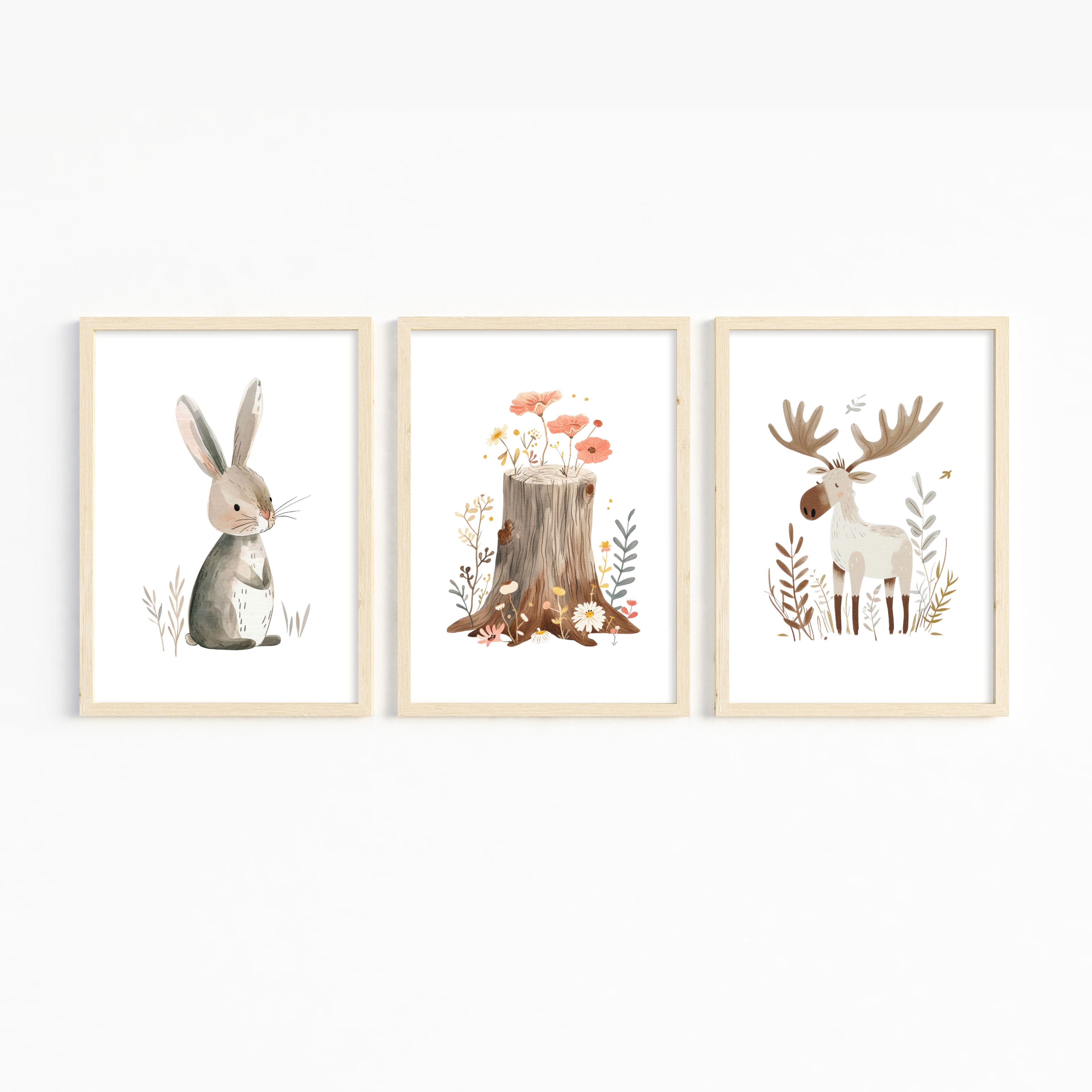 Waldtiere Poster | Kinderzimmer