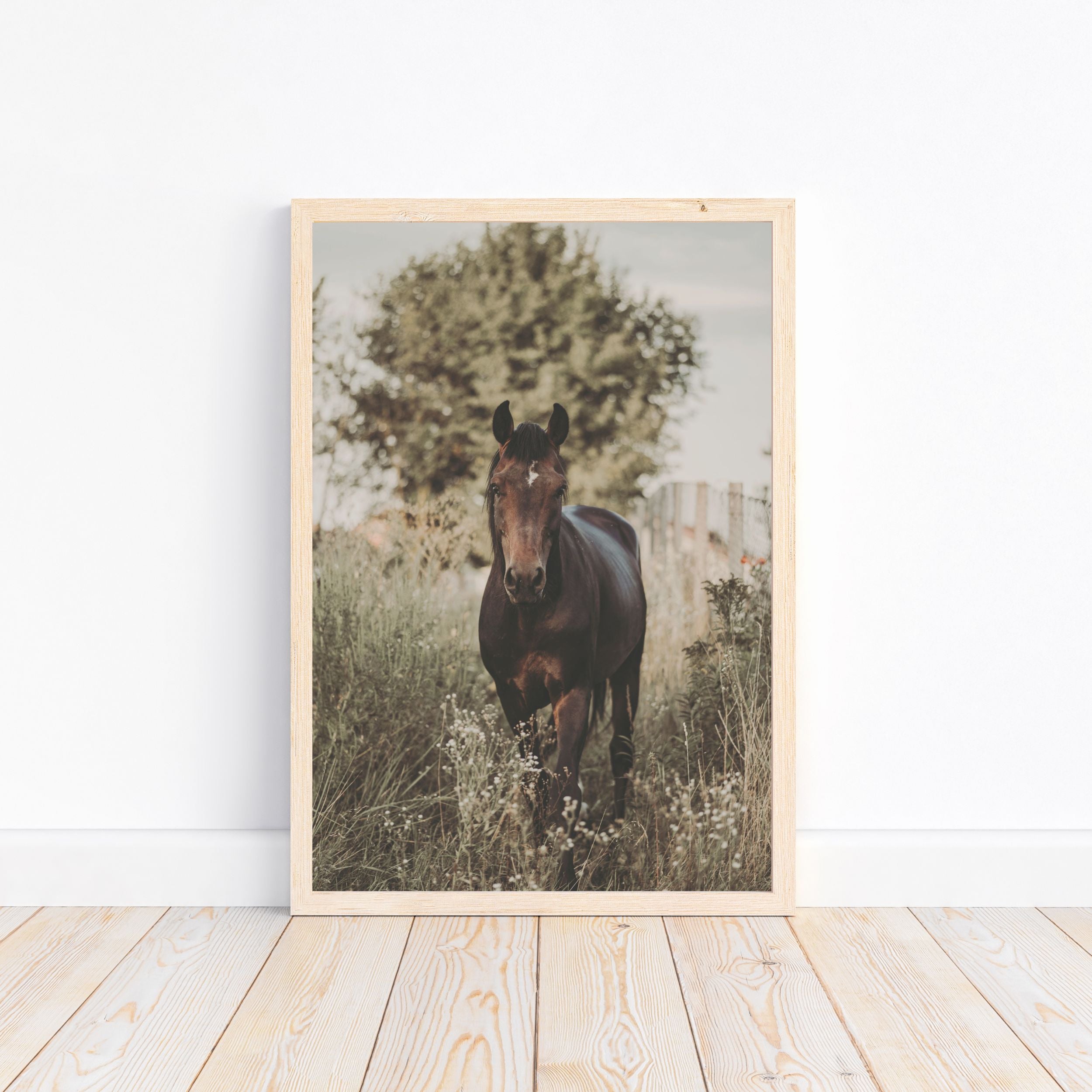 Pferde Poster A4 | Kinderzimmer