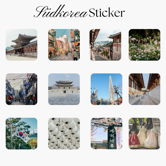 12 Südkorea Sticker