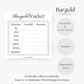 Bargeld Tracker | laminiert