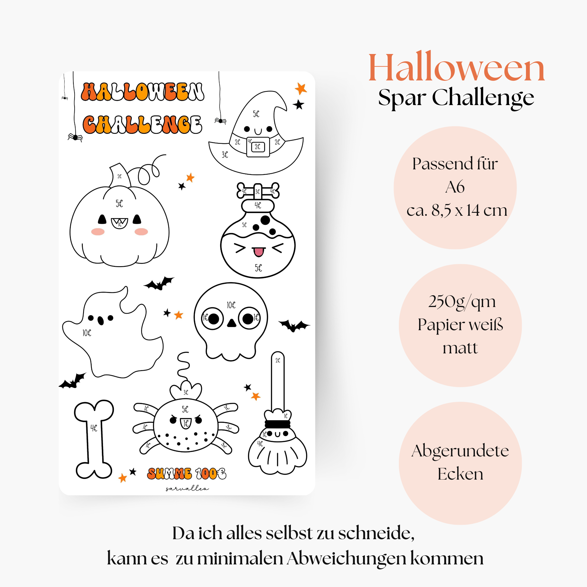 Halloween Ausmalchallenge