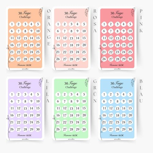 30 Tage Spar Challenge