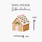 Lebkuchenhaus Vinyl Sticker