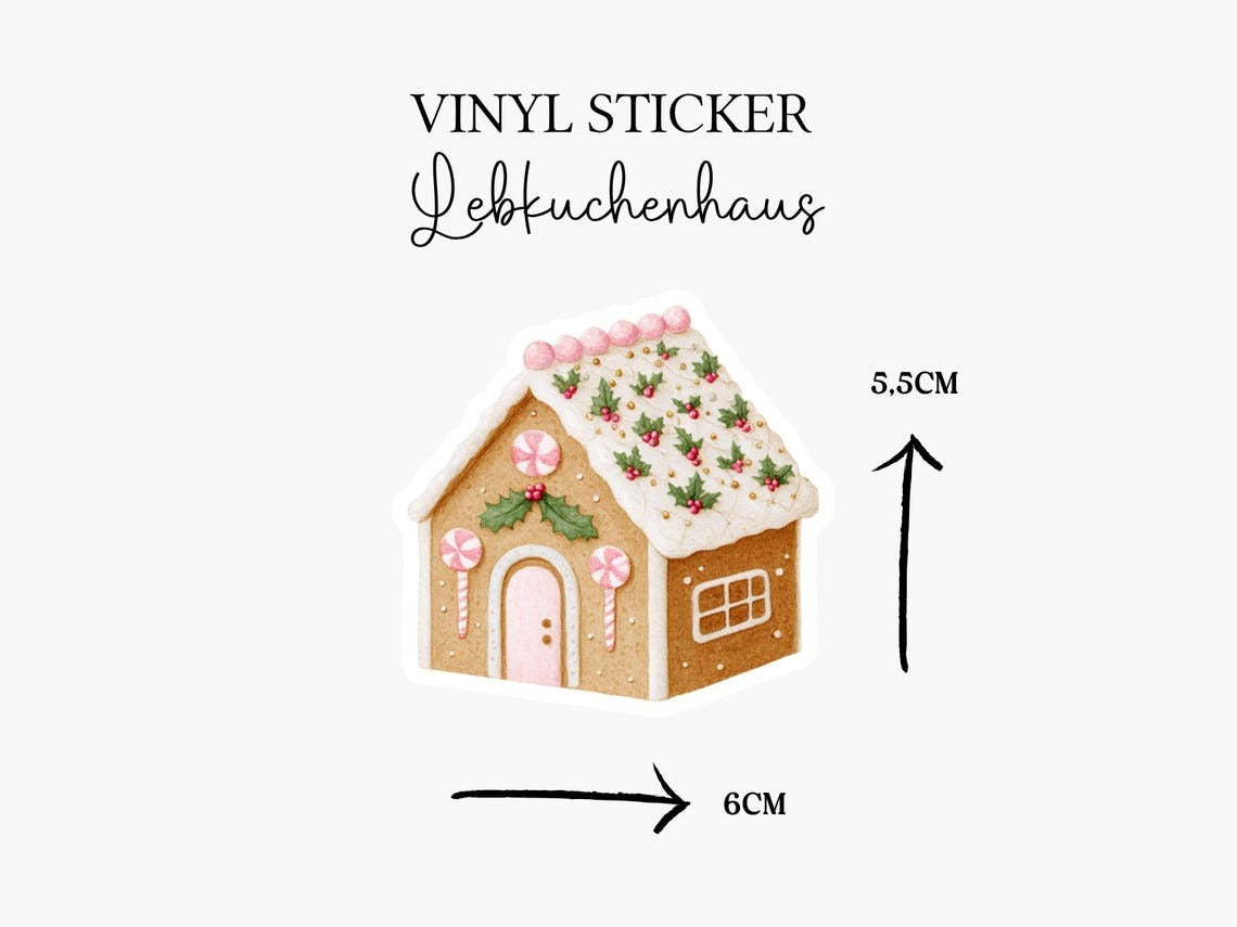 Lebkuchenhaus Vinyl Sticker