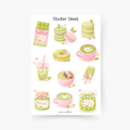Matcha Lover Sticker Sheet