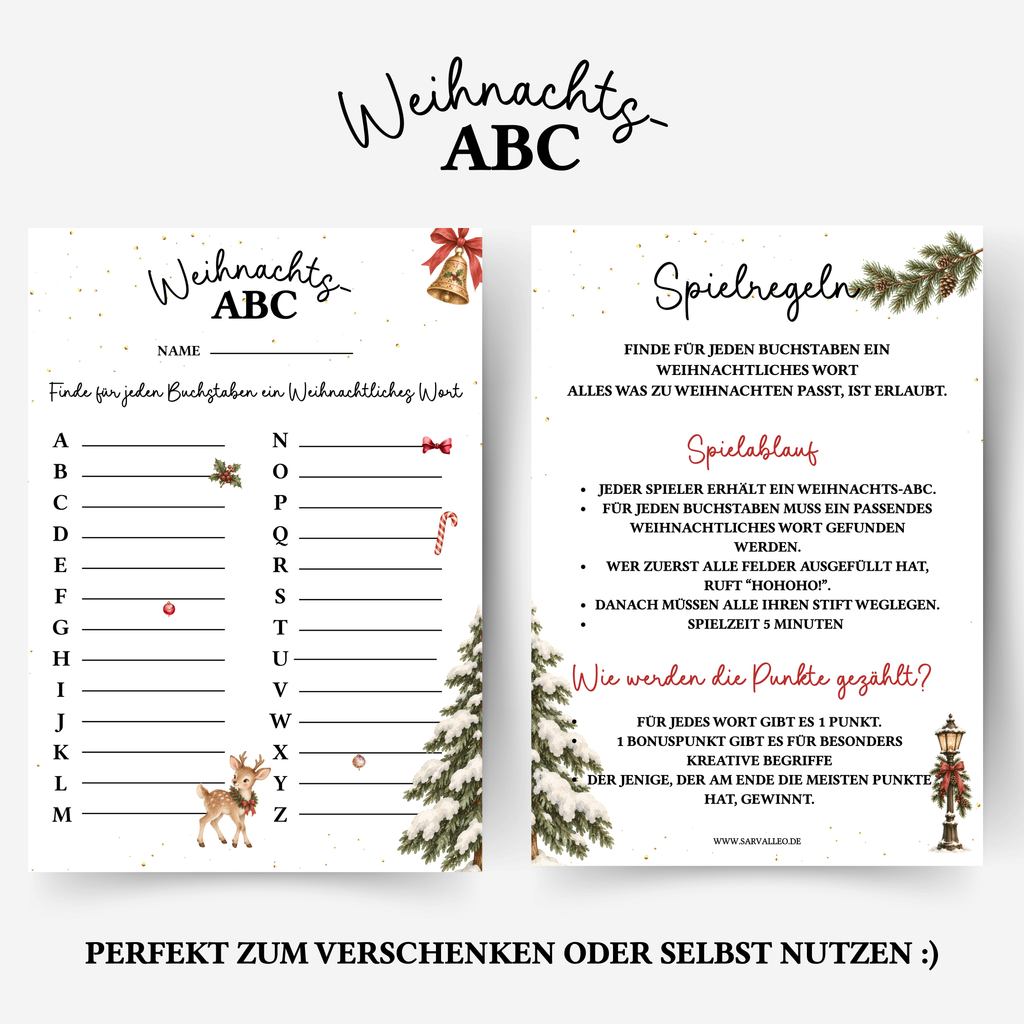 Weihnachts-ABC - A6