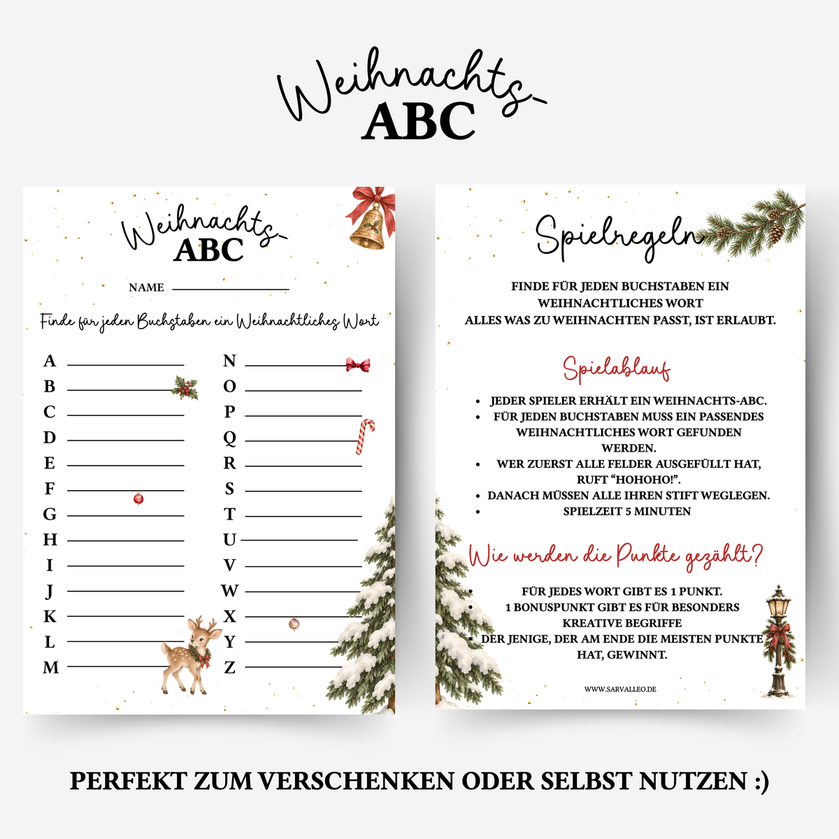 Weihnachts-ABC - A6