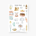 Backen 2 Sticker Sheet