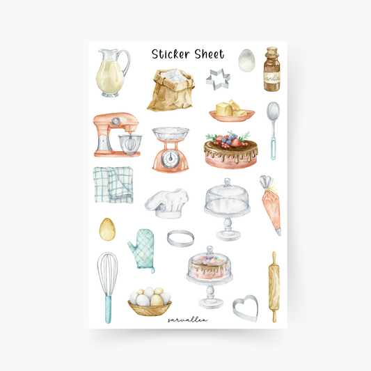 Backen 2 Sticker Sheet