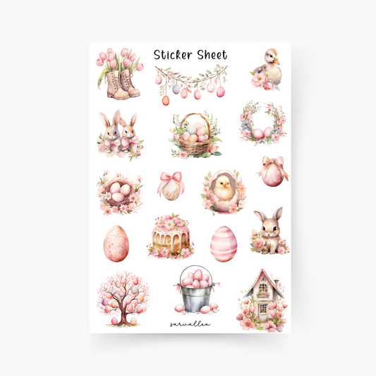 Ostern 3 Sticker Sheet