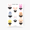Skzoo Sticker Sheet