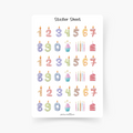 Geburtstag 2 Sticker Sheet