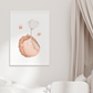 Igel mit Blume Poster | Kinderzimmer