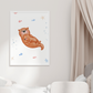 Süße Otter Mama & Baby Poster | Kinderzimmer