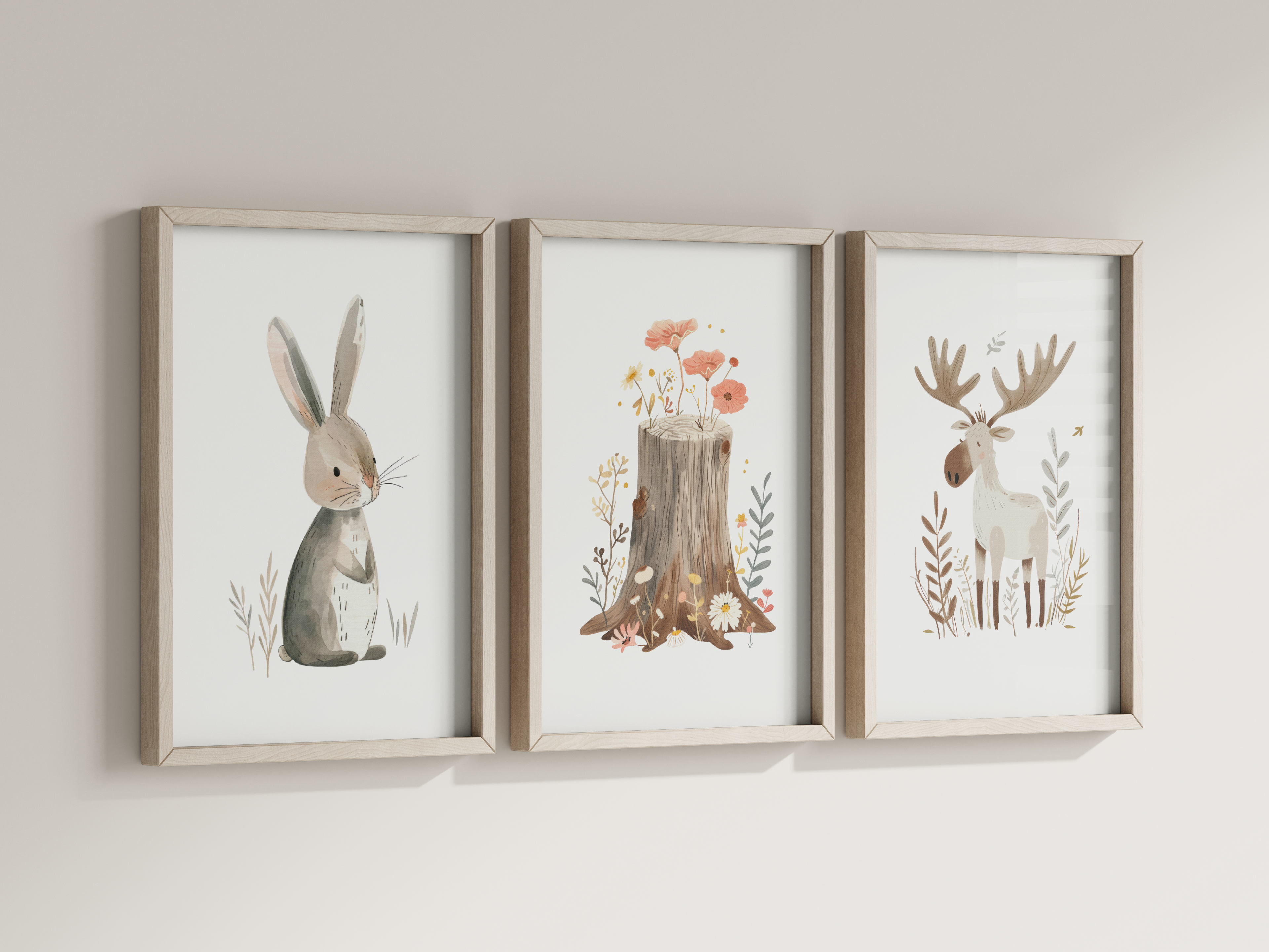 Waldtiere Poster | Kinderzimmer