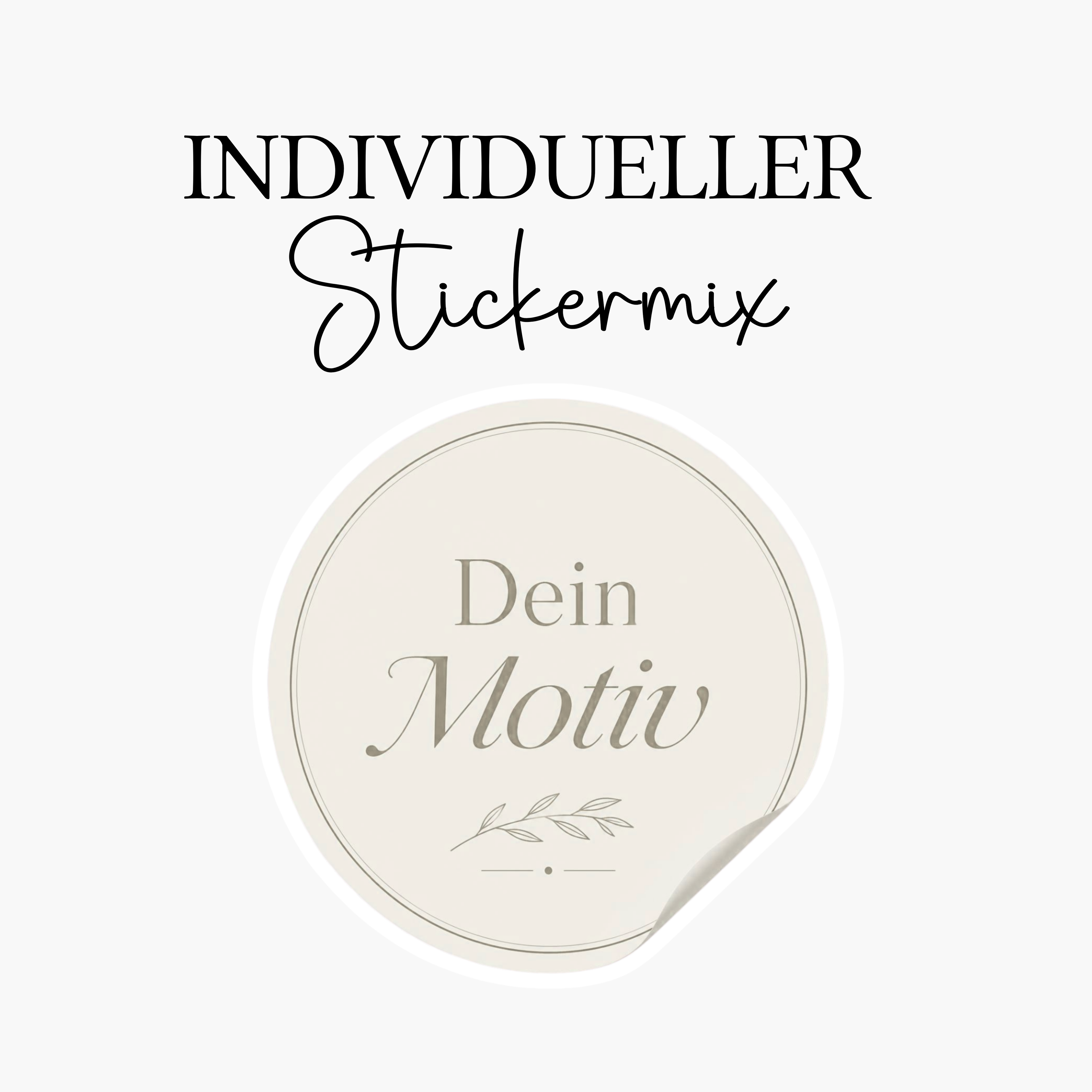 Individueller Stickermix