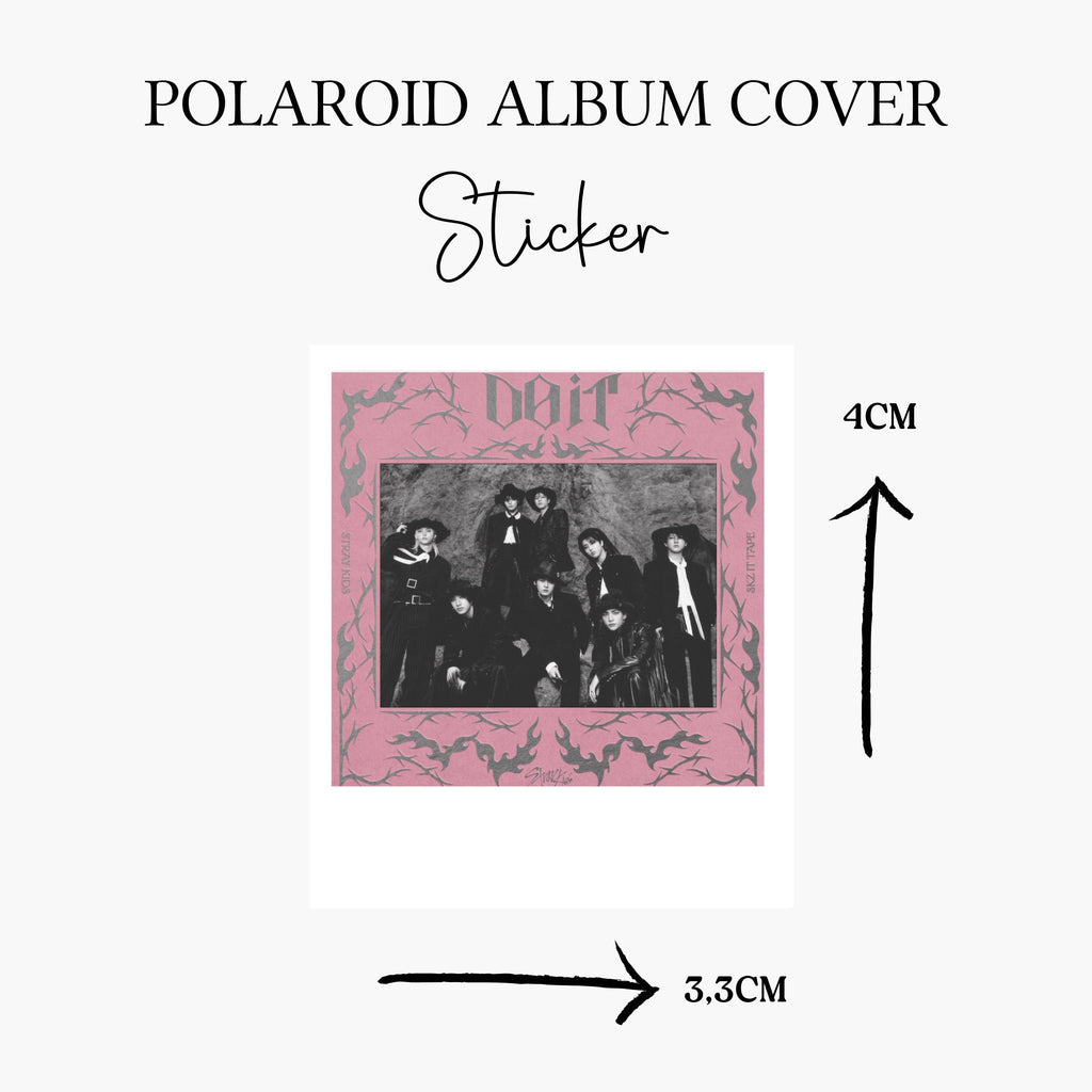 23 Stray Kids Album Cover Polaroid Sticker