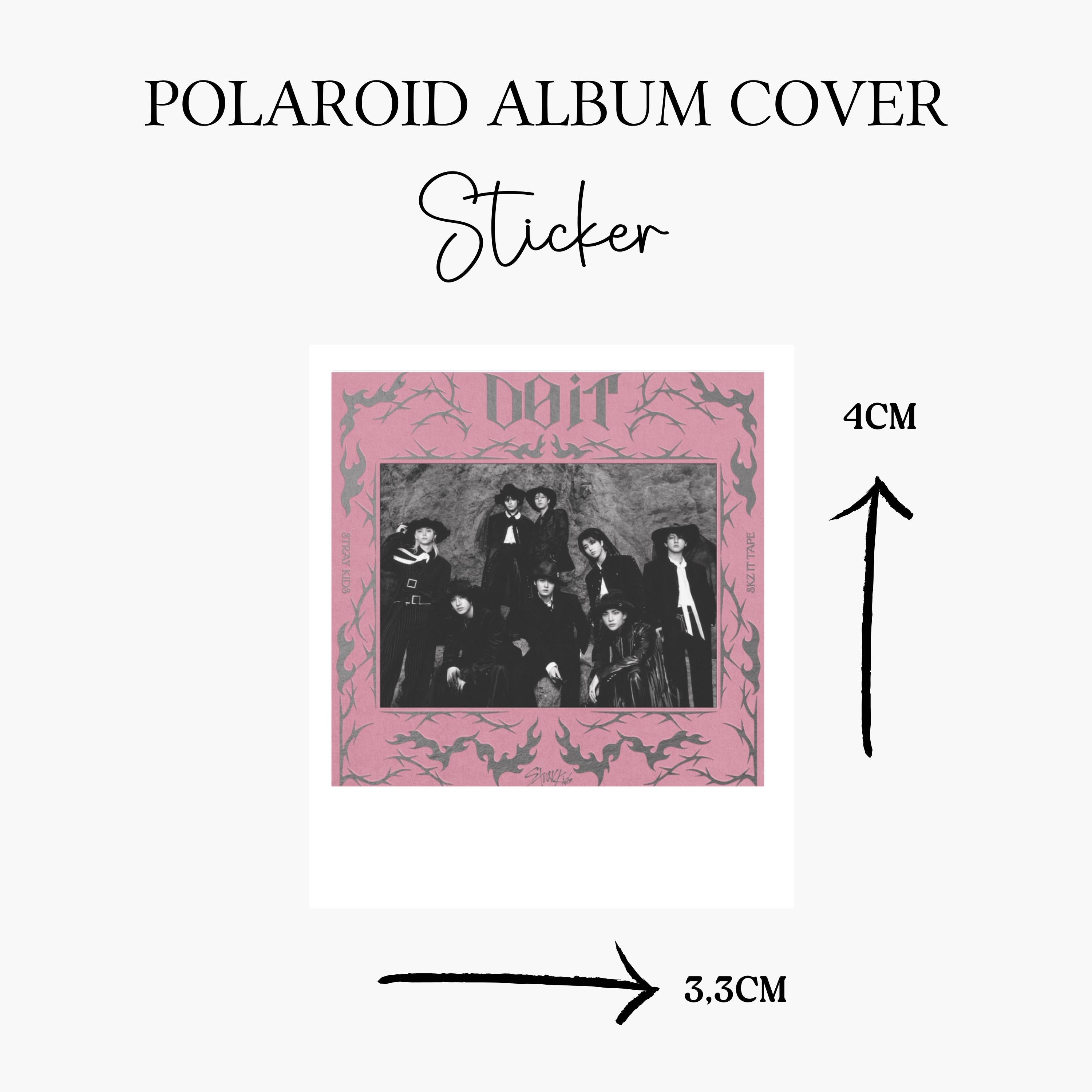 23 Stray Kids Album Cover Polaroid Sticker