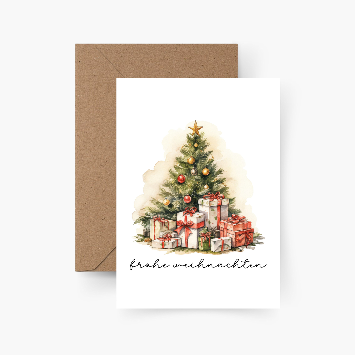 Weihnachtskarte Frohe Weihnachten A6