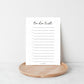 To Do Liste Block A6 - 50 Blatt