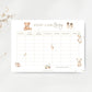 Stadt Land Baby - A5 Spielblock